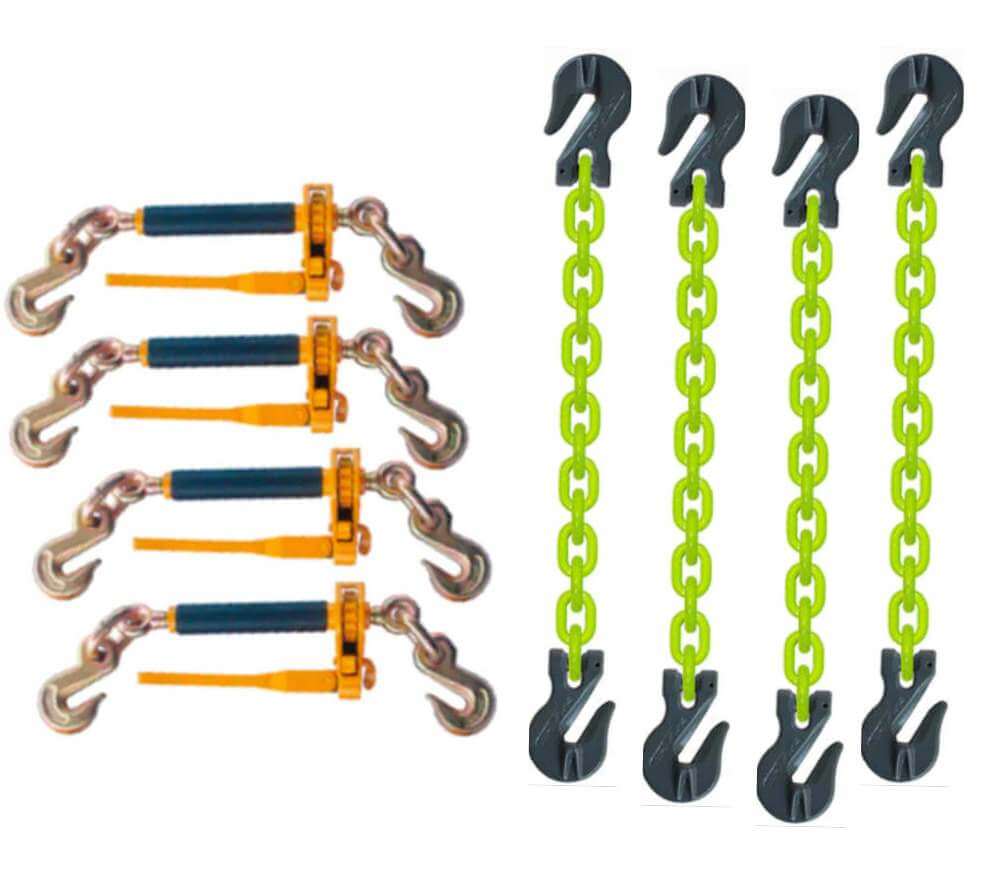 thumbnail image 2 of Valley Clevis Chain Grab Hooks – 6 Or 10 Pack – 1/4, 5/16, Or 3/8 – Wrecker Tow Chain Tie Set 2 of 4