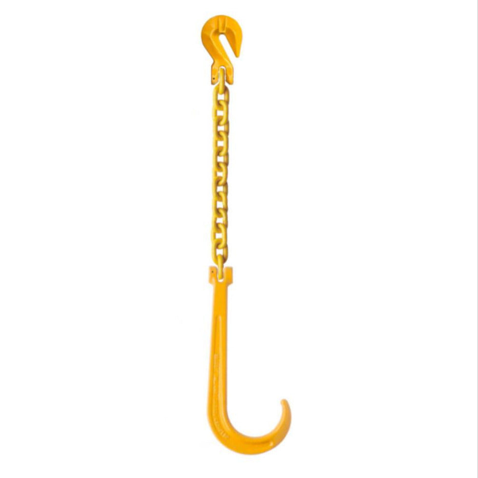 chain with weight and hook weapon Grade 80 J-Hook Recovery Chain w/ 15" J Hook & Grab – Baremotion