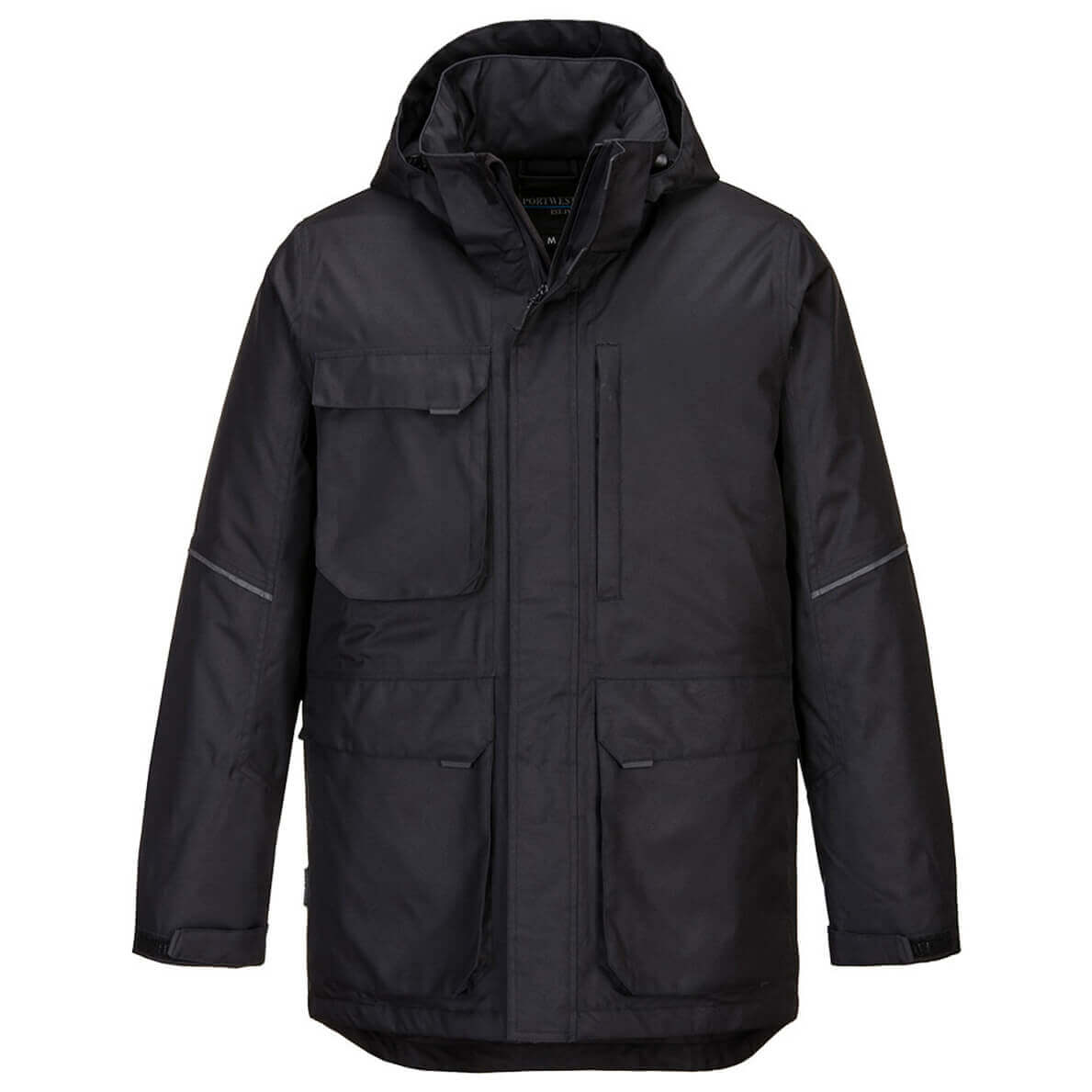 This jacket oozes style and functionality while enduring harsh weather.  Black Portwest KX360 KX3 Parka Jacket