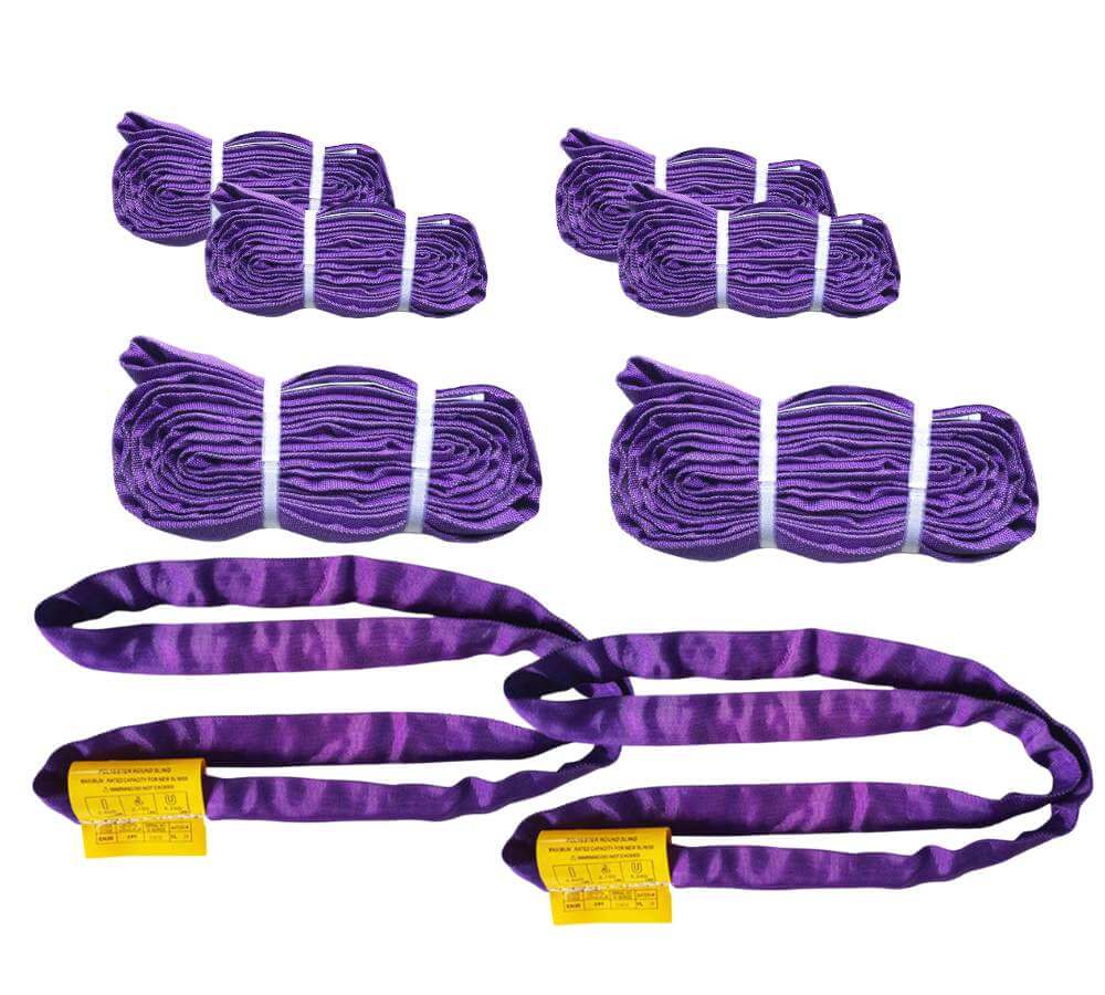 Purple Endless Round Sling Kit (8 Slings)