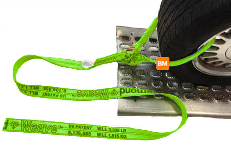 Rollback Tie-down Kit w/Loop Straps & Lithium Wireless Tow Light