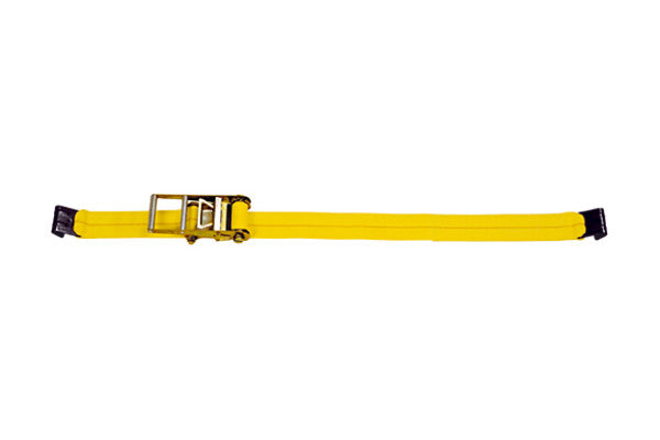 4" Ratchet Strap with Flat Hook Tie Down