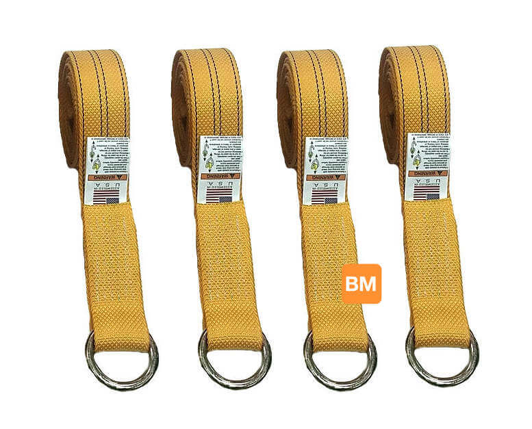 YELLOW Lasso Straps Diamond Weave Webbing available at Baremotion
