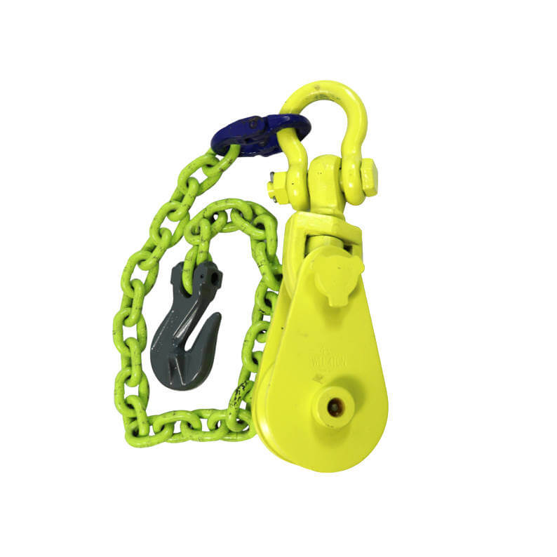 4 Ton 4-1/2 Snatch Block with Swivel Hook and Latch All-Grip – Baremotion