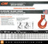 Grade 100 clevis sling hook - grade 100 chain components