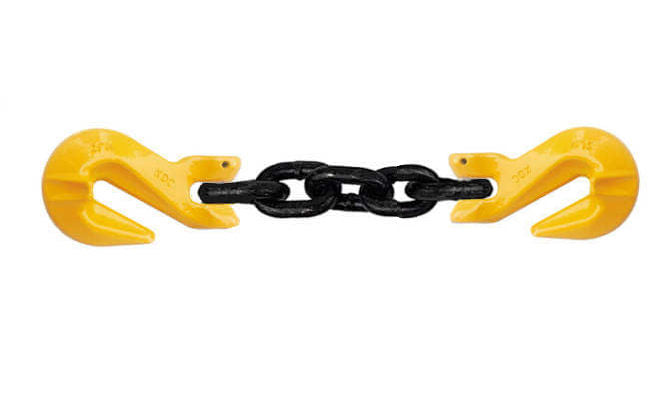 Grade 80 Shortening Chain with Cradle Grab Hooks