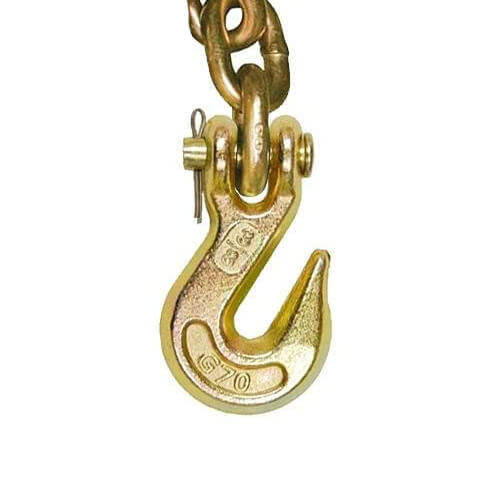 Grade 70 Clevis Grab Hooks used with grade 70 transport chains