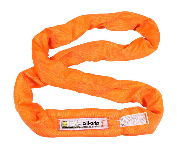 Orange Polyester Round Sling All-Grip 40,000 LBS WLL (USA)