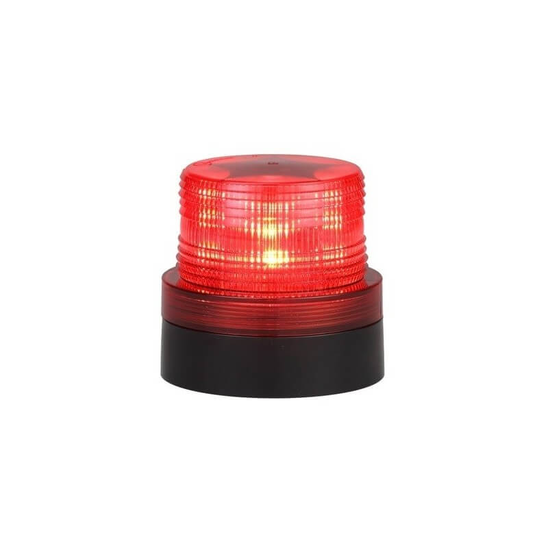Red LED Magnetic Battery Operated Flashing Rotating Beacon