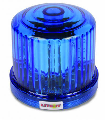 Ord chauffør Høflig LED Rotating Battery Operated Beacon Magnetic - BLUE – Baremotion