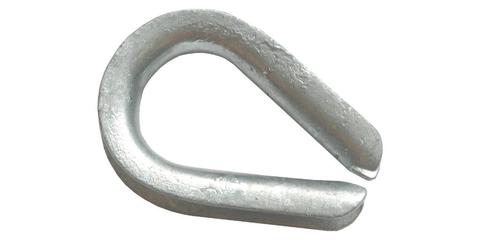 100 Pack Hot Dip Galvanized Wire Rope Thimbles – 1/8 Inch – TSD125-100