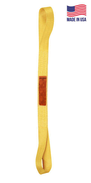 HSI® 2 x 6' Four Ply Nylon Sling, Type 3 Eye and Eye HSI® 2 x 6' Four Ply Nylon Sling, Type 3 Eye and Eye