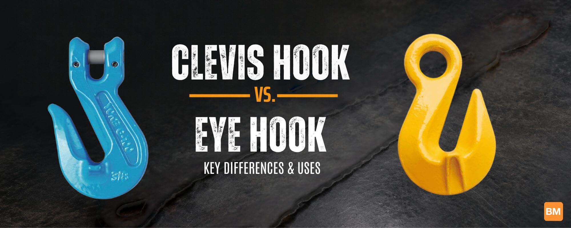 Clevis Hook vs. Eye Hook: What's the Difference?