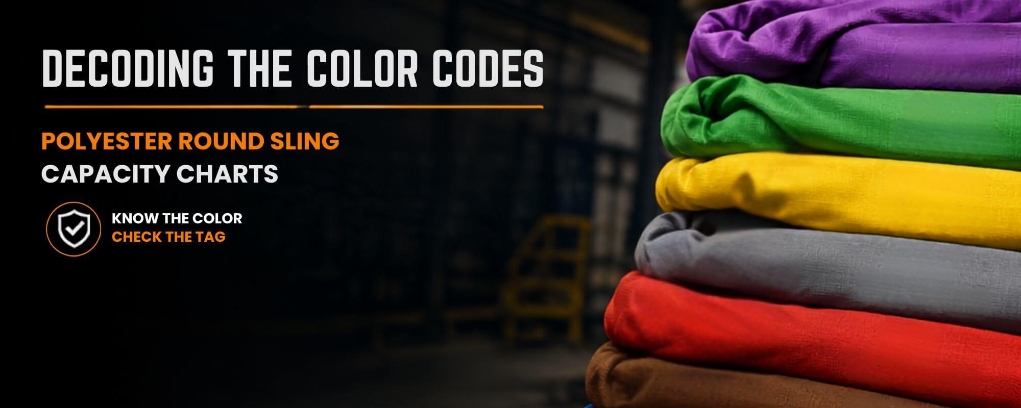 Polyester Round Sling Color Code Chart & Capacity Guide