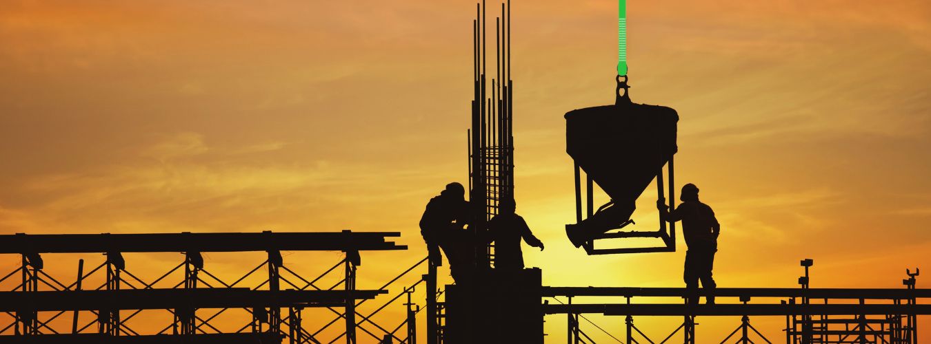 Hi-Vis Synthetic Lifting Web Slings