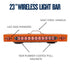 23-inch wireless light bar with features labeled on a white background