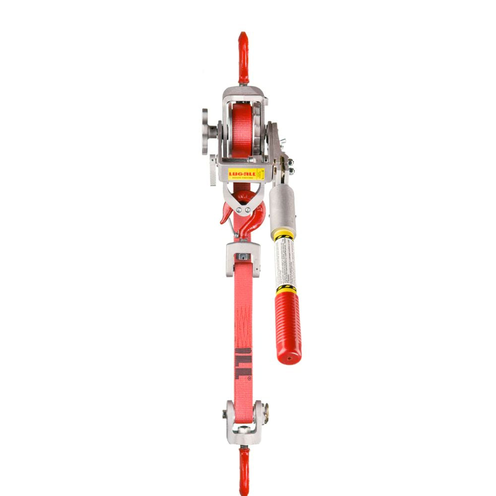Come along hoist featuring double or single line lift capabilities.  1-1/2 Ton capacity