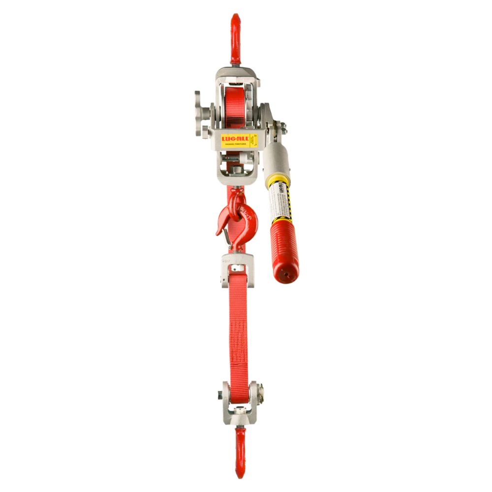 Lug All 1 1/2 Ton Web Strap Hoist w/ Eye Bolt Main Frame-25-i 