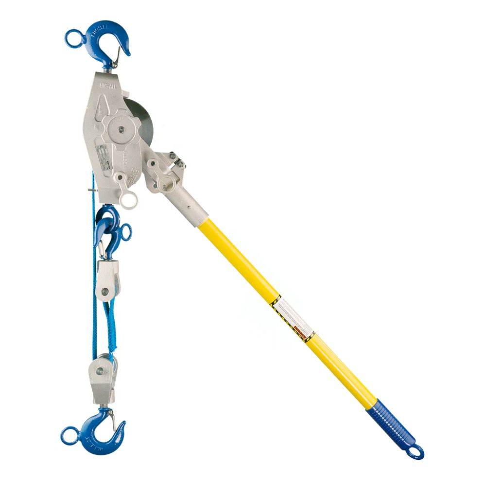 2 Ton Web Strap Hoist w/ Hot Stick Rings-4-B 