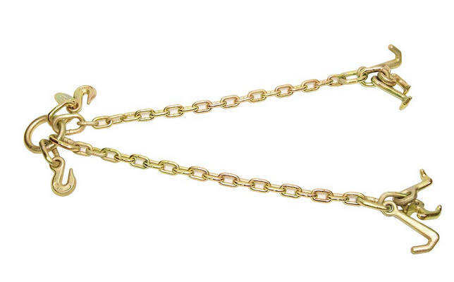 V-Chain Bridle with 8 J Hooks and T Hooks V-Chain Bridle with 8 J Hooks and T Hooks
