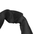 Close-up of a black round endless loop round sling sleeve.