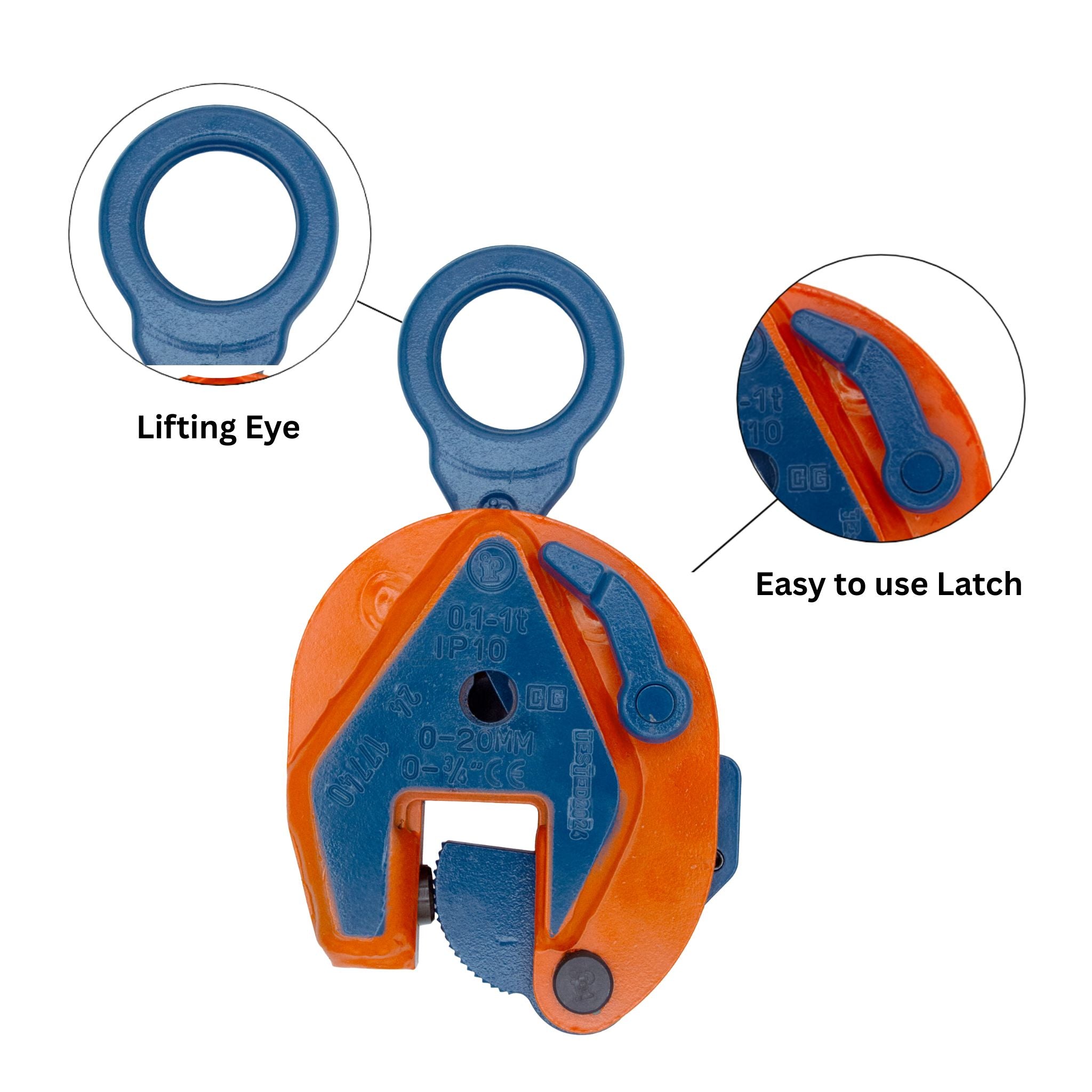Crosby IP IP10 Vertical Lifting Clamps | Heavy-Duty Plate Clamps