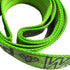 Green Hi-Vis webbing.  Premium Diamond Weave webbing strap.  Available at baremotion.