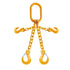 Grade 80 2-Leg Lifting Chain Sling Adjustable | Sling Hooks - yellow chain alloy steel