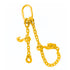 2-Leg  grade 80 chain with Sliding Choker Hook built for demanding forestry and timber-handling applications, providing increased stability, balance, and control during skidding and log movement.