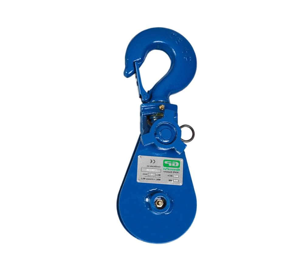 Green Pin Snatch Blocks w/ Swivel Hook P-6952 – Baremotion