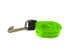 2" x 10' Mini J tie-down strap made with diamond weave webbing.  High visibility green color