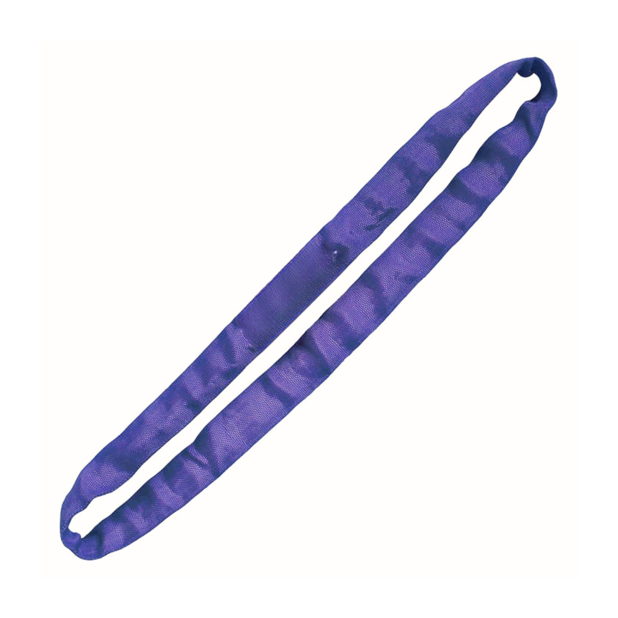 Purple Round polyester lifting sling available in several lengths