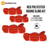 Red Polyester Round Sling Kit
