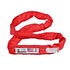 Red Round Polyester Sling – Made in USA.  Ideal for lifting and rigging applications.