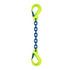 Grade 100 Lifting Chain Sling features a 1-leg design with Sling Hooks each end.  Gunnebo grabiq chains available at baremotion with Free US continental Shipping