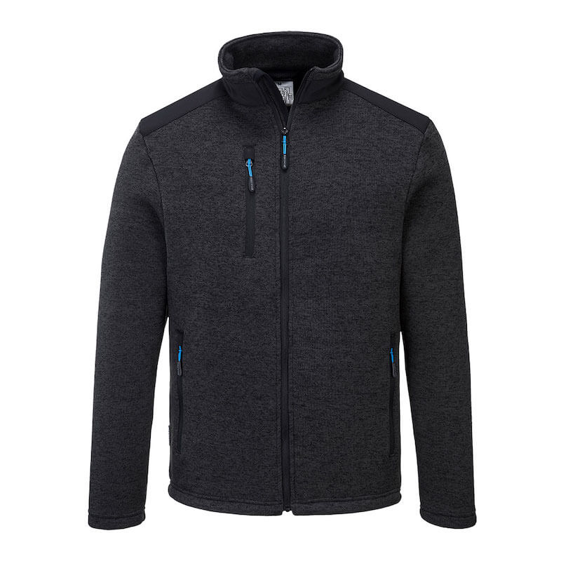 Work fleece jacket made from soft knitted fleece fabric to keep you comfortable all day long.