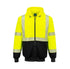 Portwest UB320 Hi-Vis Contrast Segmented Tape Zipped Hoodie