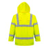 Stay dry and visible with this ANSI Class 3 waterproof and practical Hi-Vis Rain Jacket.  Workwear and hi-Visibility rainwear available at Baremotion