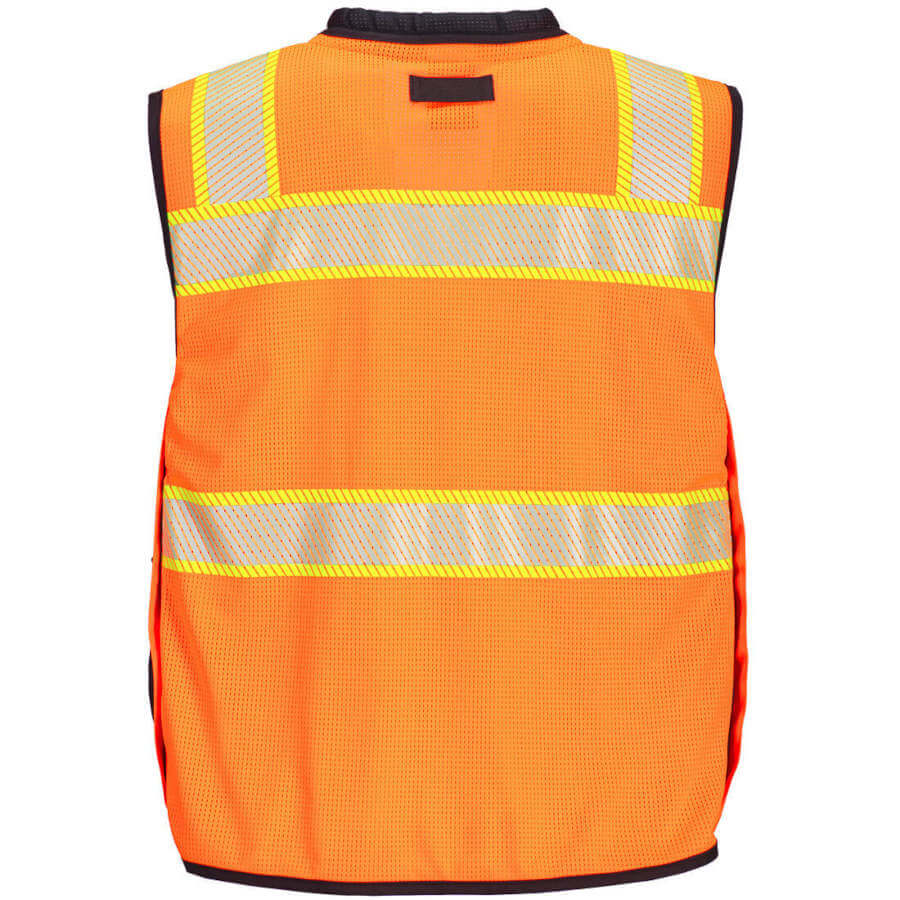 Portwest US375 - Premium Surveyor Vest Orange Black
