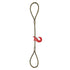 Eye & Eye Wire Rope Sling with Sliding Choker Hook 