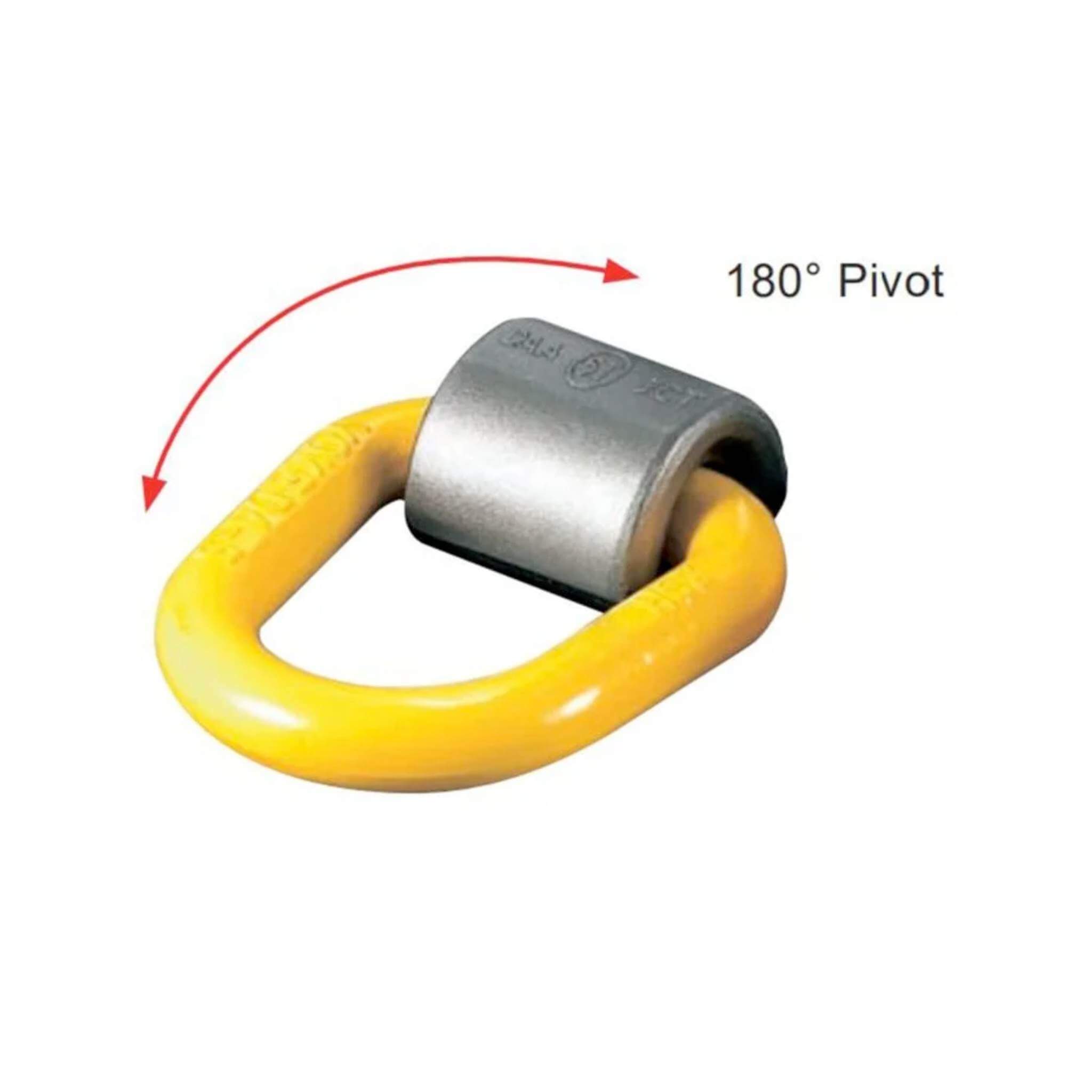 YOKE 8-057 Grade 80 Weld-On Lifting Points - pivot rotation