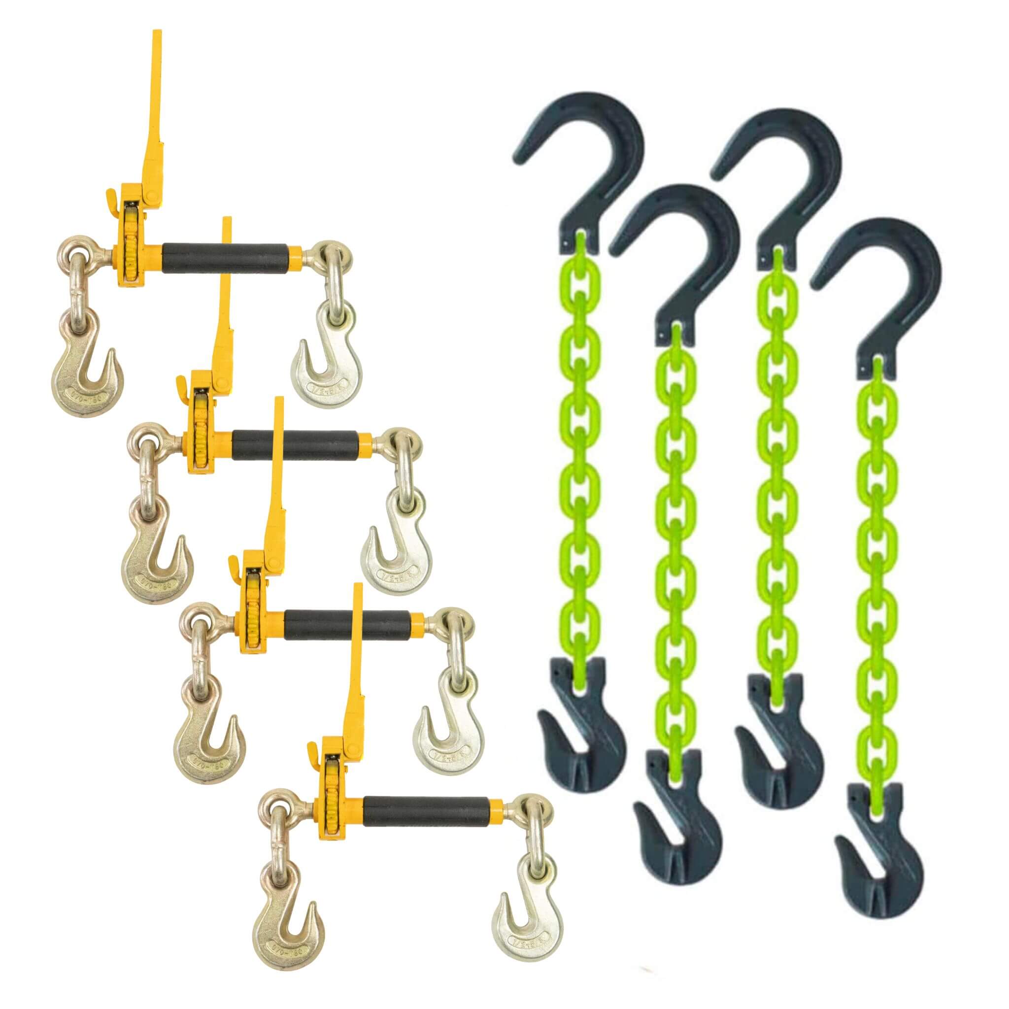 1/2" Chain Binder Kit GR100 Hi-Vis USA Chain Foundry Hook & Peerless Binders