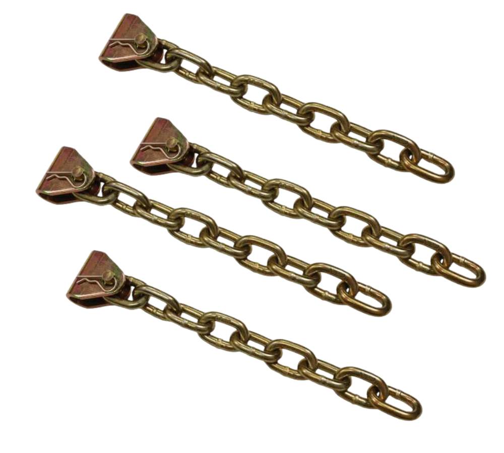 4-Pack Ratchet Chain Bolt Adapter with 5/16" GR70 Chain