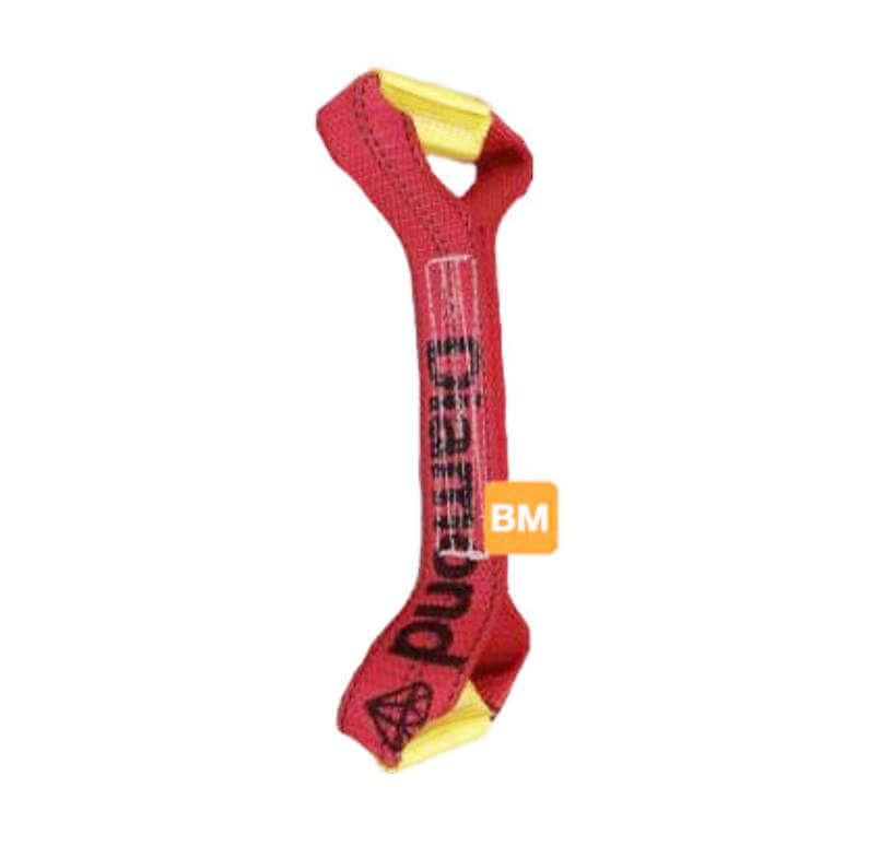 Made with Red Diamond Weave abrasion resistant webbing, these short straps, known as dog bones in the towing industry, come with reinforced loop ends