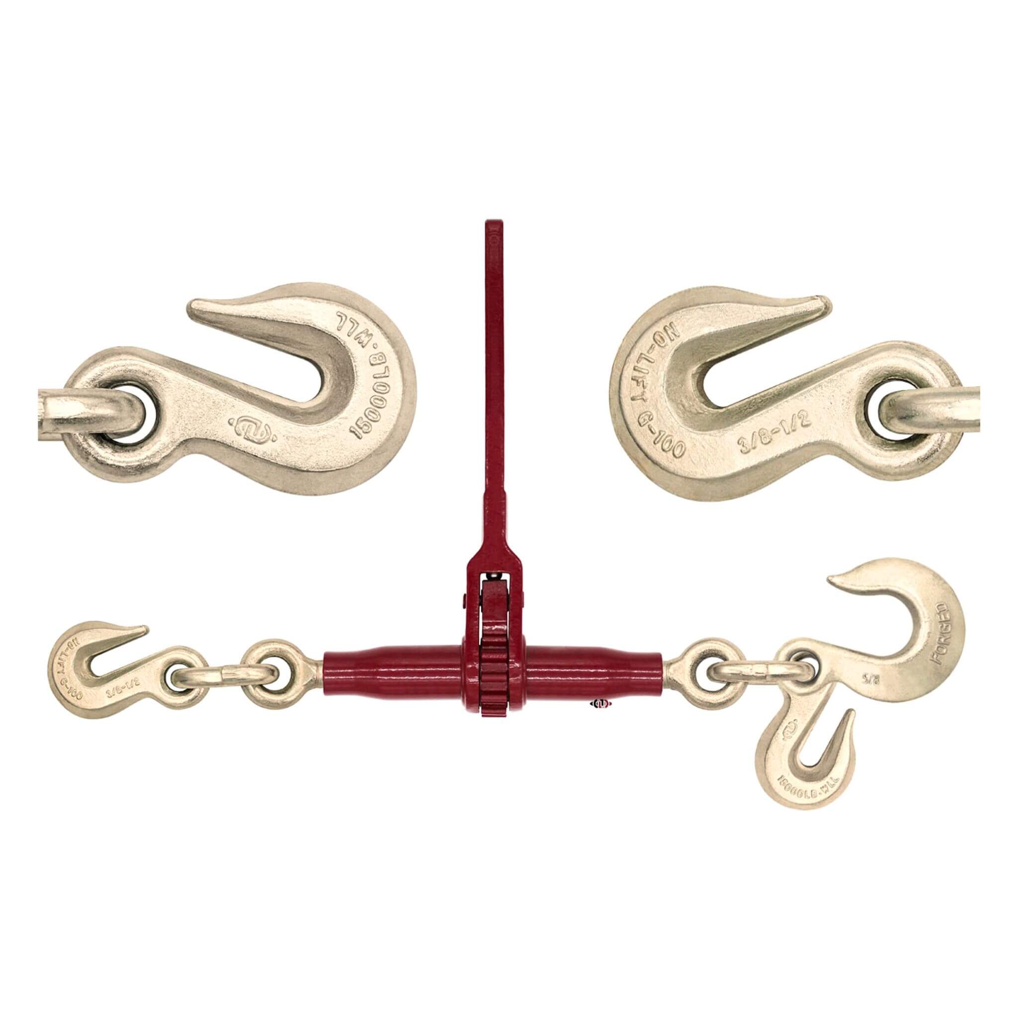 Durabilt Specialty DR-X Ratchet Series 1/2" Grab x 5/8" Slip - 1/2″ Grab Hook