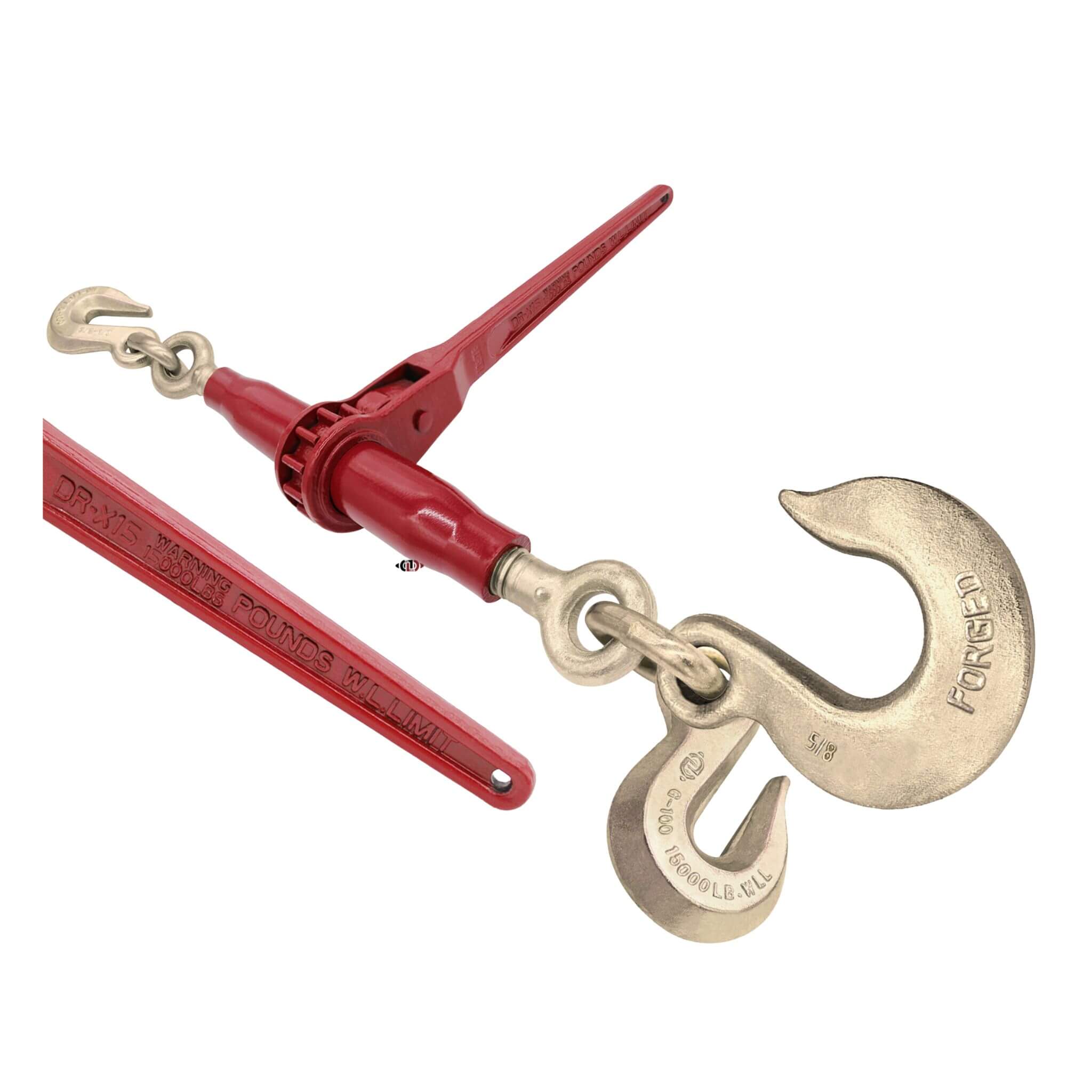 Durabilt Specialty DR-X Ratchet Series 1/2" Grab x 5/8" Slip - 1/2″ Grab Hook