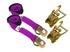 Lasso strap with ratchet finger - 2-pack.  Purple tie-downs.