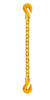 Grade 80 Chain Sling with Cradle Grab Hooks - SGG Single Leg