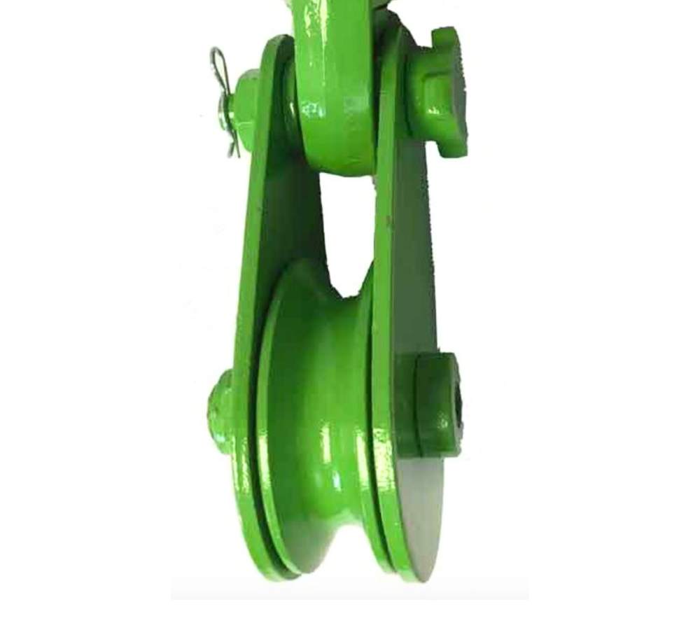 GREEN 2 Ton 3" Snatch Block with Swivel Hook 2-PACK SPECIAL