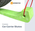 Hi-Vis Standard Carrier Tire Skates available at baremotion